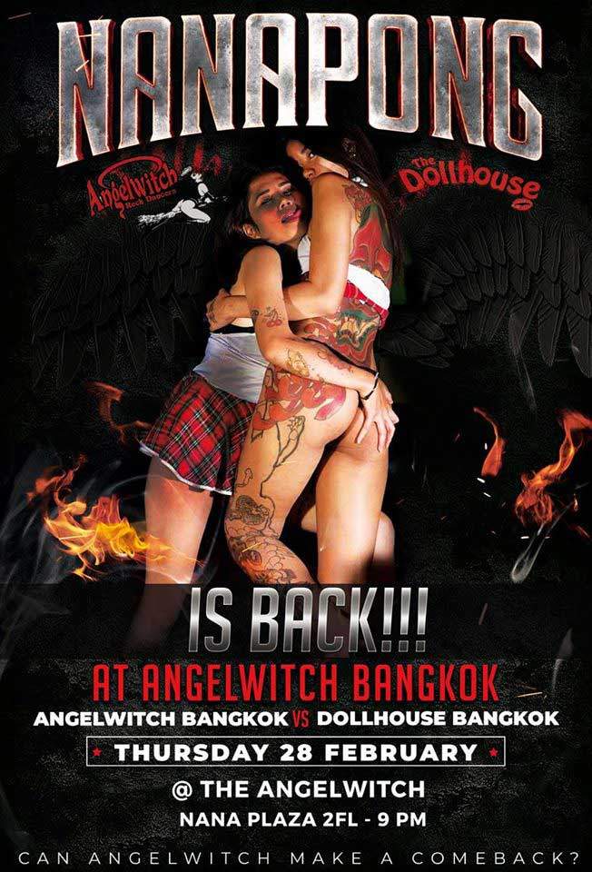 Nanapong Flyer - Angelwitch vs Dollhouse - Feb 28th