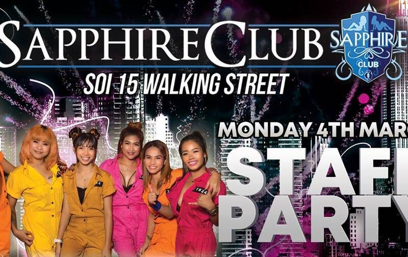 Sapphire Staff Party at Sapphire Club Pattaya