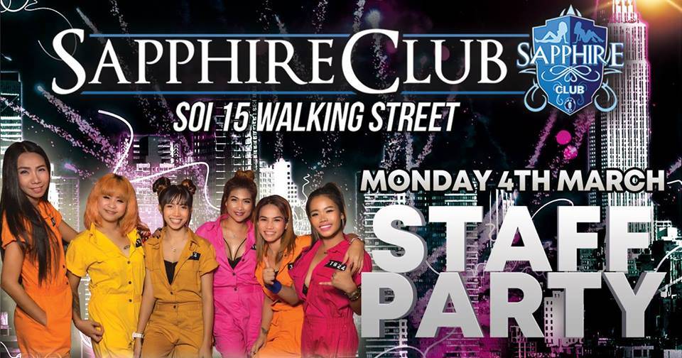 Sapphire Staff Party at Sapphire Club Pattaya