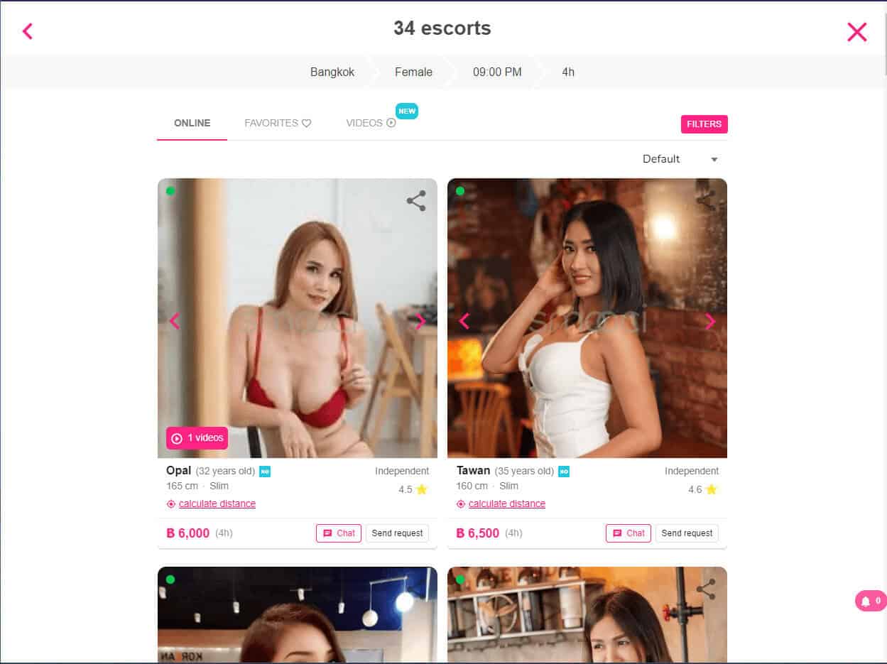 Smooci Escorts in Bangkok