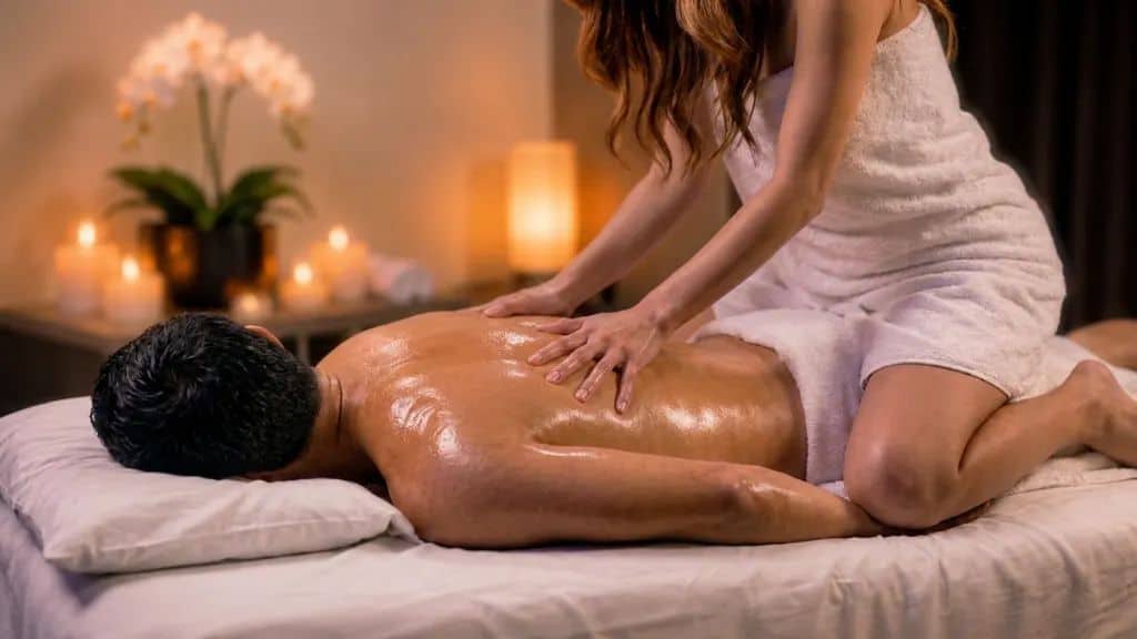 Pretty Massage Bangkok nuru massage in progress