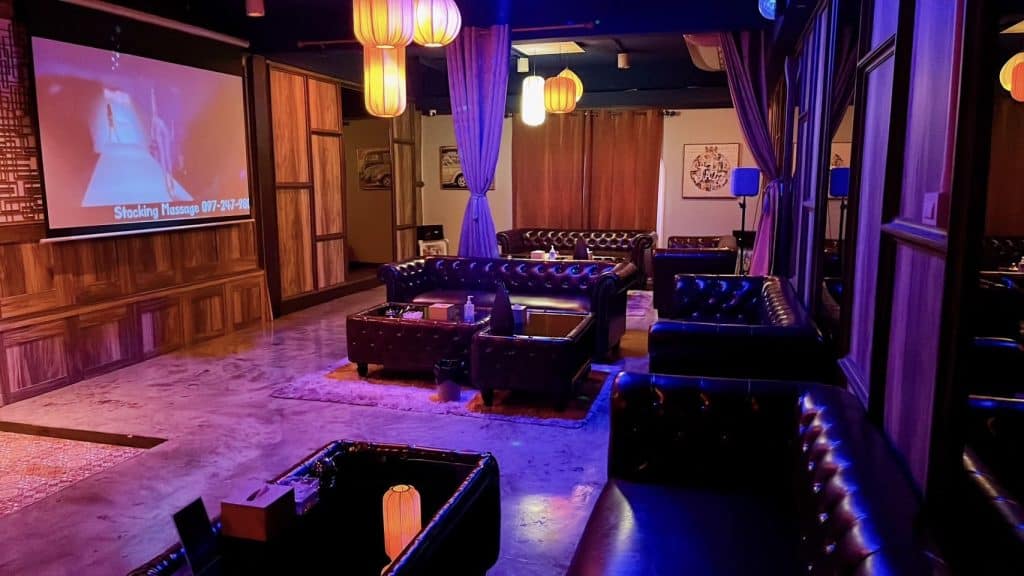 Stocking Massage lounge interior, Bangkok