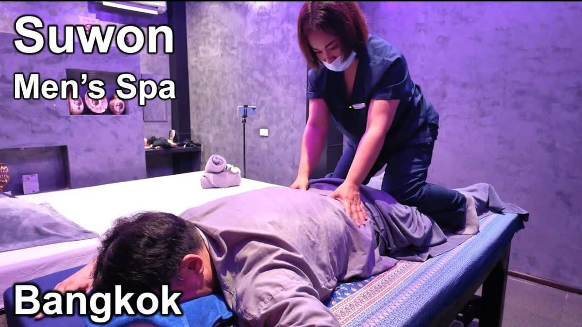 Suwon Men's Spa nuru massage in progress